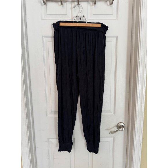 Athleta Black Yoga Style Activewear Pants Size Large - Picture 5 of 9